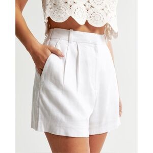 Abercrombie Tailored Linen Shorts